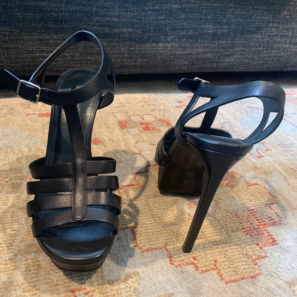 YSL tribute platform 105mm black